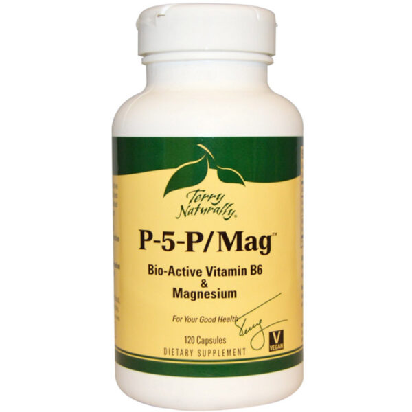 Terry Naturally – Bio Active Magnesium Complex with P-5-P & Zinc 120 Caps