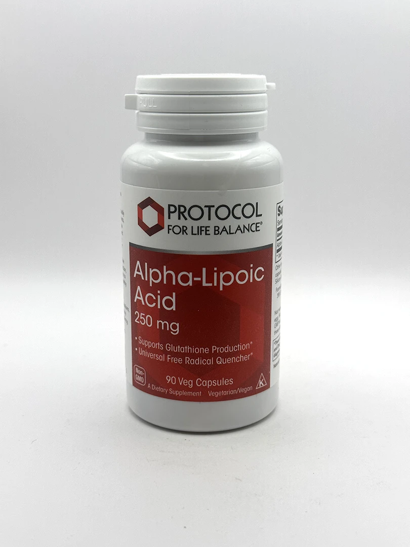 Protocol - Alpha Lipoic Acid 250mg 90 Veg Capsules - G&W Herbs