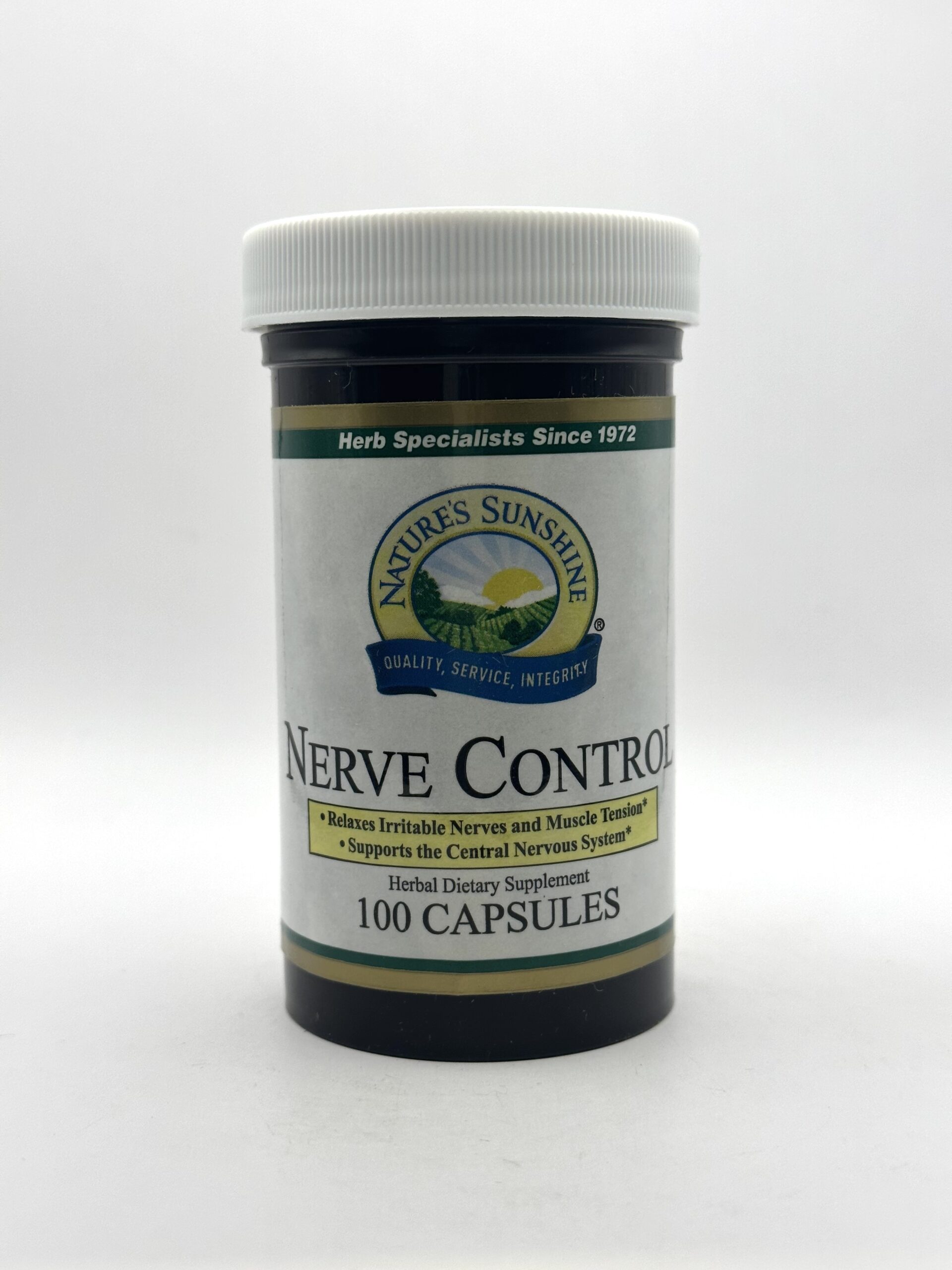 Nature's Sunshine Nerve Control 100 Capsules G&W Herbs