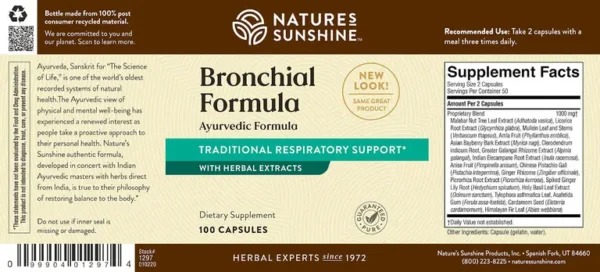 Nature's Sunshine - Bronchial Formula - Image 2